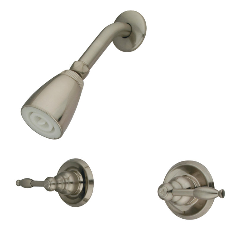 Kingston Brass Diverter Tub and Shower Faucet with Roughin Valve and